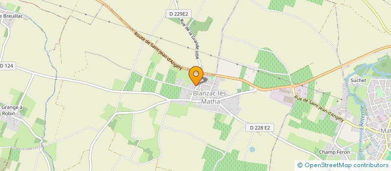 localisation de l'entreprise MADAME JUNE DUGGLEBY  BLANZAC-LES-MATHA