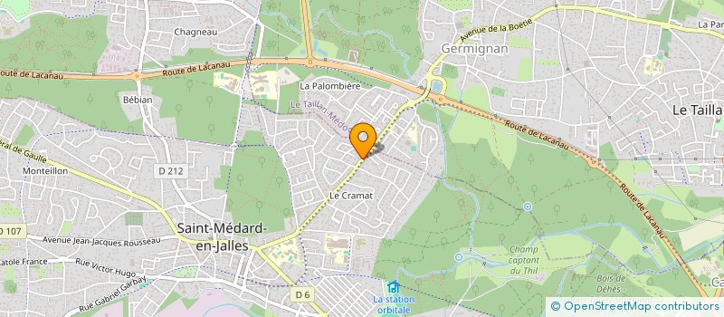 localisation de l'entreprise MADAME JUNETTE NONGA DINDJEKE à SAINT-MEDARD-EN-JALLES