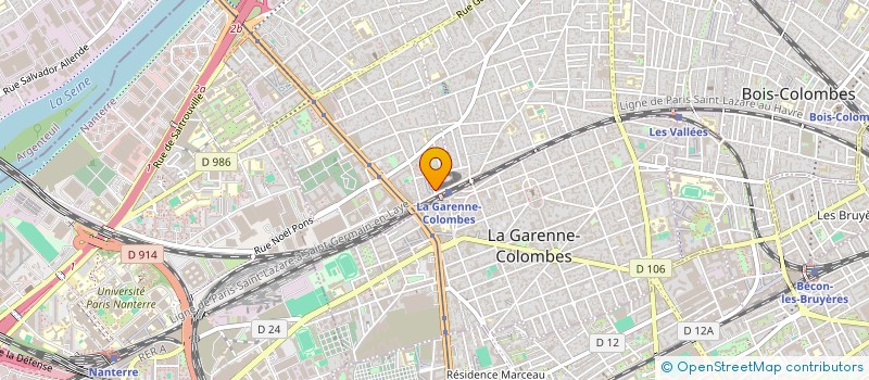 localisation de l'entreprise MADAME JUNGMIN LEE à COLOMBES