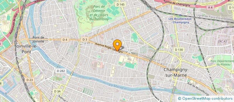 localisation de l'entreprise MADAME JUNHUA FENG  CHAMPIGNY-SUR-MARNE