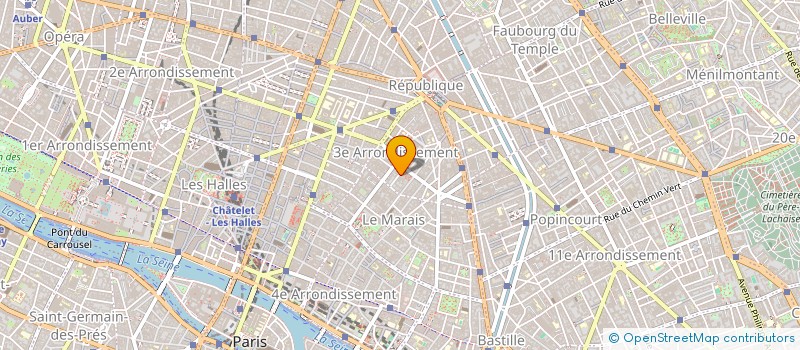localisation de l'entreprise MADAME JUNIA MARQUES LOPES à PARIS