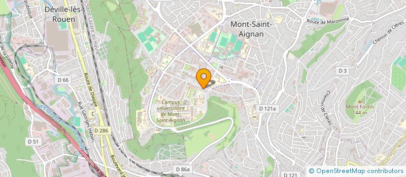 localisation de l'entreprise MADAME JUNIFIA ASMARA  MONT-SAINT-AIGNAN