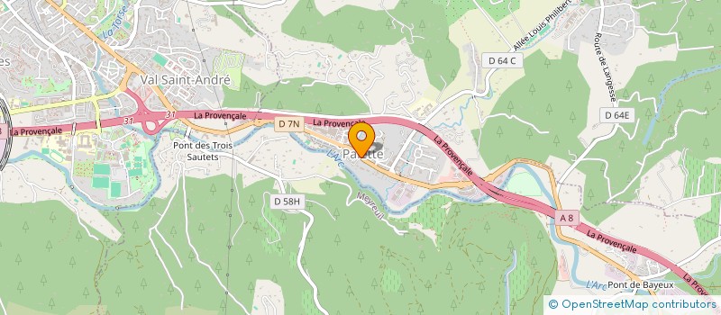 localisation de l'entreprise MADAME JUNYI DING  LE THOLONET