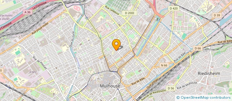 localisation de l'entreprise MADAME JURATE MISKINYTE  MULHOUSE