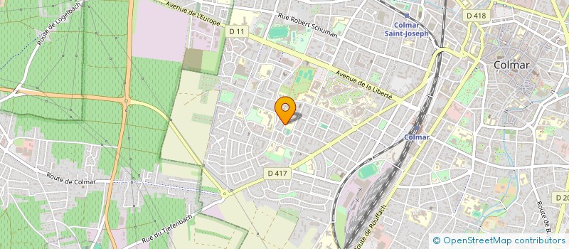 localisation de l'entreprise MADAME JURIRA HILAL  COLMAR