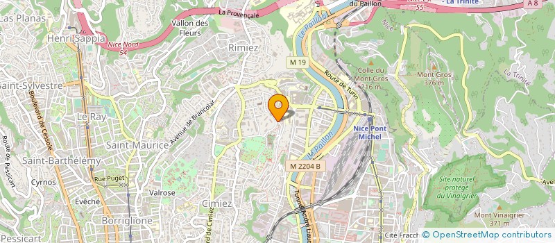 localisation de l'entreprise MADAME JUSSURA DA SILVA MEDRONHA à NICE