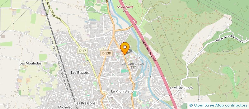 localisation de l'entreprise MADAME JUSTICE COUANA  SALON-DE-PROVENCE