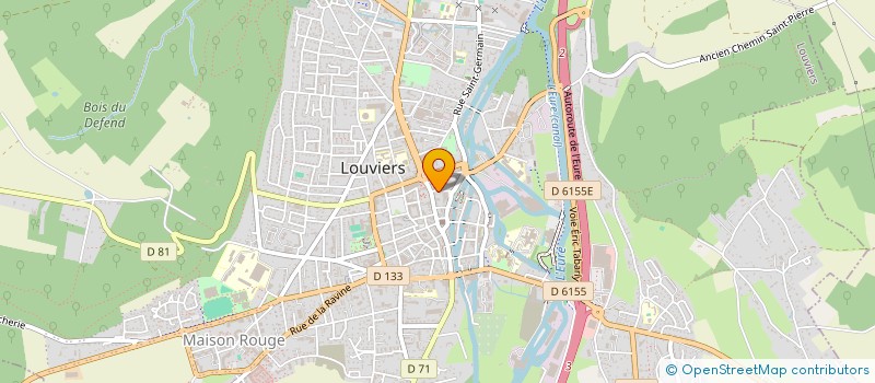 localisation de l'entreprise MADAME JUSTICE NGOY à LOUVIERS