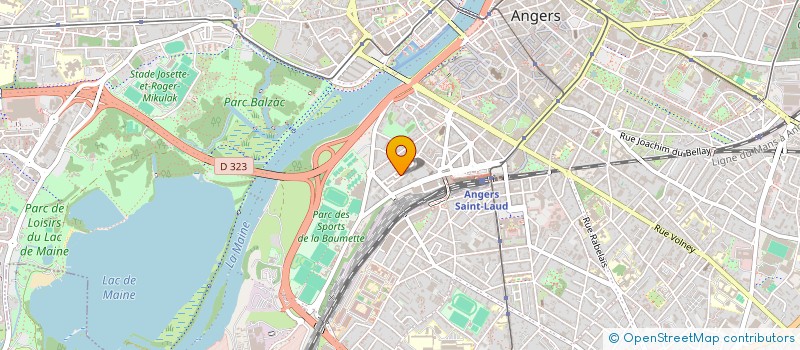 localisation de l'entreprise MADAME JUSTILEINE SONFACK  ANGERS