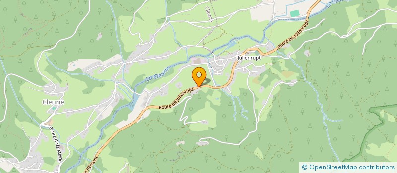 localisation de l'entreprise MADAME JUSTINE ABATE  LE SYNDICAT