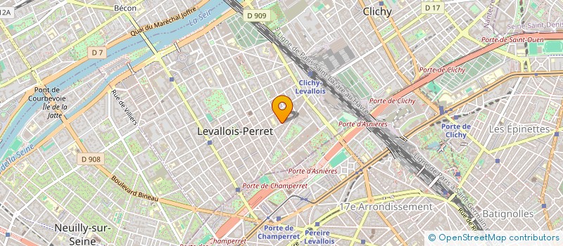 localisation de l'entreprise MADAME JUSTINE ABECASSIS à LEVALLOIS-PERRET