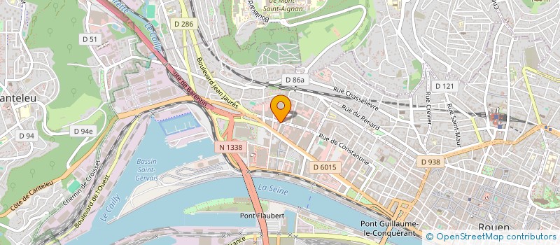 localisation de l'entreprise MADAME JUSTINE ABROSSIMOFF  ROUEN