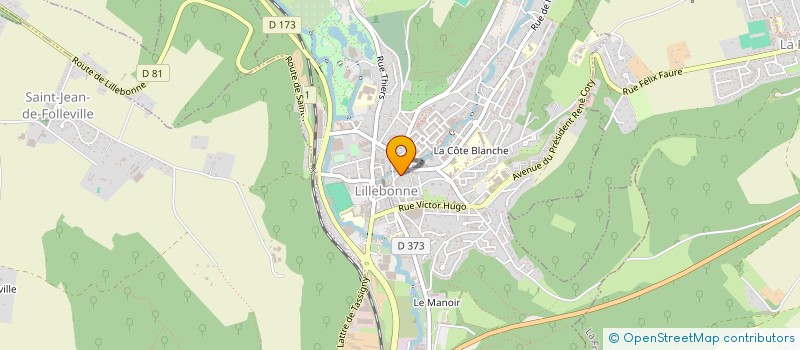 localisation de l'entreprise MADAME JUSTINE ACHER  LILLEBONNE