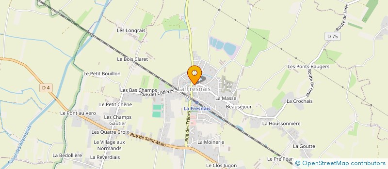 localisation de l'entreprise MADAME JUSTINE ADAM  LA FRESNAIS