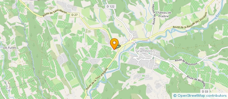 localisation de l'entreprise MADAME JUSTINE AGASSANT  GRAMBOIS