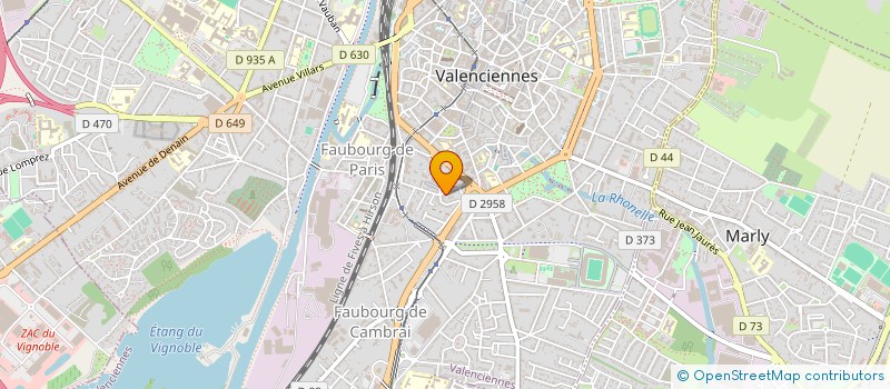localisation de l'entreprise MADAME JUSTINE AKINPETIDE à VALENCIENNES