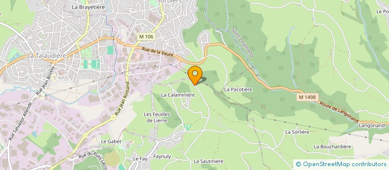 localisation de l'entreprise MADAME JUSTINE ALLIBERT  SAINT-JEAN-BONNEFONDS