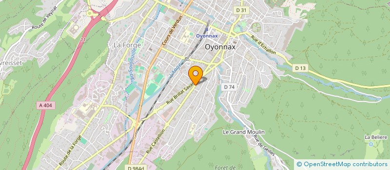 localisation de l'entreprise MADAME JUSTINE ALVAREZ-ANDRES  OYONNAX