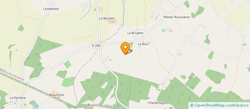 localisation de l'entreprise MADAME JUSTINE ANGER à LA COULONCHE