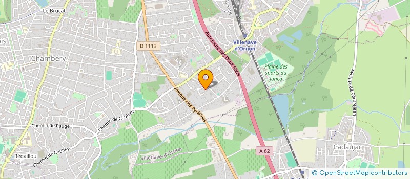 localisation de l'entreprise MADAME JUSTINE ANGIBAUD  VILLENAVE-D'ORNON