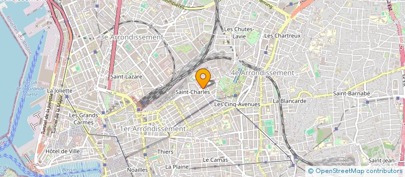 localisation de l'entreprise MADAME JUSTINE ANTONIETTI à MARSEILLE