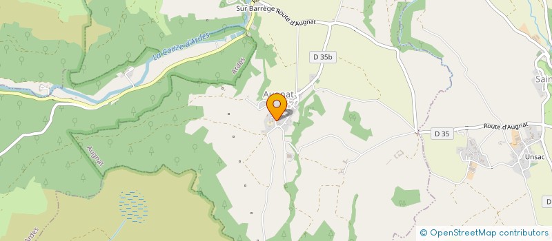 localisation de l'entreprise MADAME JUSTINE ARNAUD  AUGNAT