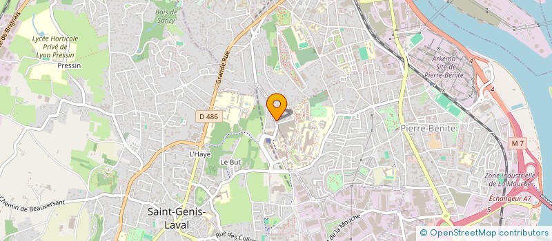 localisation de l'entreprise MADAME JUSTINE ARQUILLIERE  OULLINS-PIERRE-BENITE