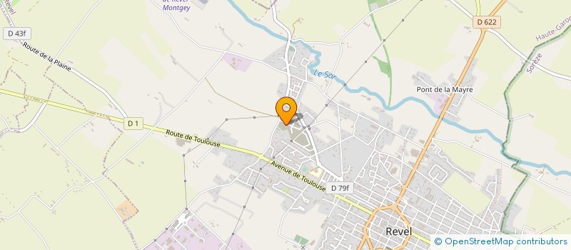 localisation de l'entreprise MADAME JUSTINE ASSIE  REVEL