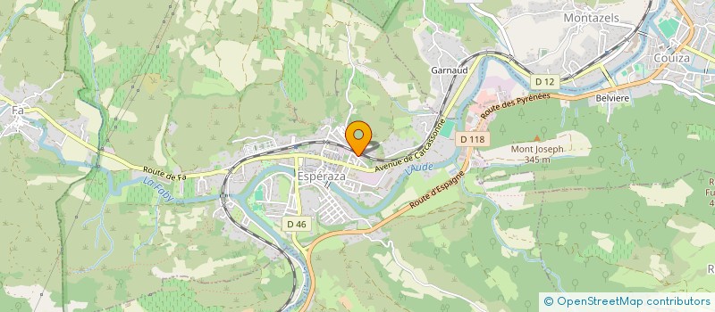 localisation de l'entreprise MADAME JUSTINE AUBERT  ESPERAZA