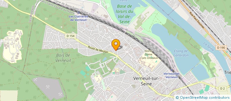 localisation de l'entreprise MADAME JUSTINE AUBREE  VERNEUIL-SUR-SEINE