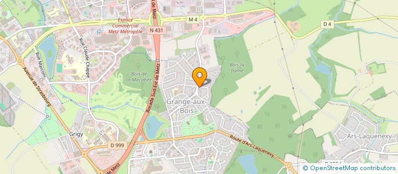 localisation de l'entreprise MADAME JUSTINE AUCELLO  METZ