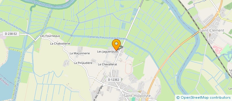 localisation de l'entreprise MADAME JUSTINE AUDEVARD  SAINT-HIPPOLYTE