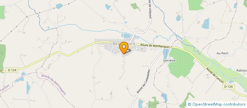 localisation de l'entreprise MADAME JUSTINE AUFFRAY  BOUDY DE BEAUREGARD