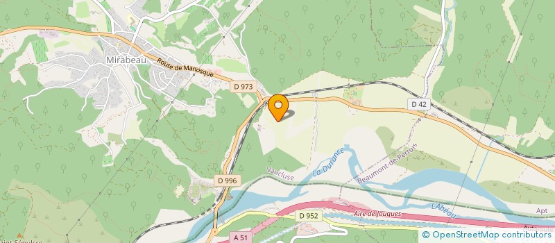 localisation de l'entreprise MADAME JUSTINE AYME  BEAUMONT-DE-PERTUIS