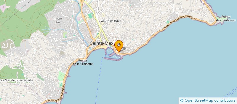 localisation de l'entreprise MADAME JUSTINE BAIL à SAINTE-MAXIME