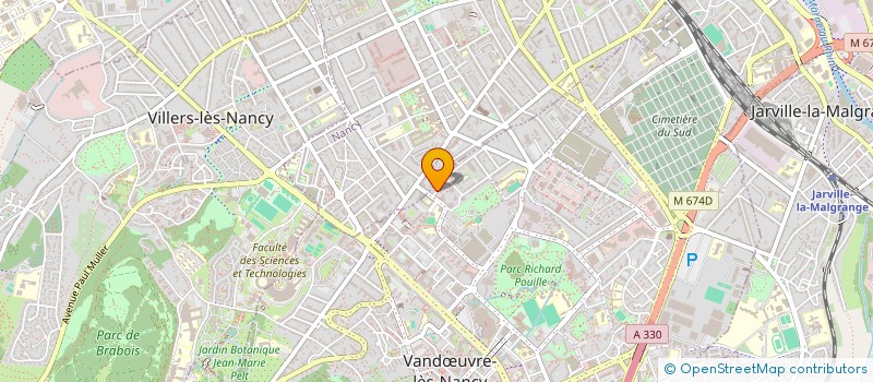 localisation de l'entreprise MADAME JUSTINE BAILLY à VANDŒUVRE-LES-NANCY