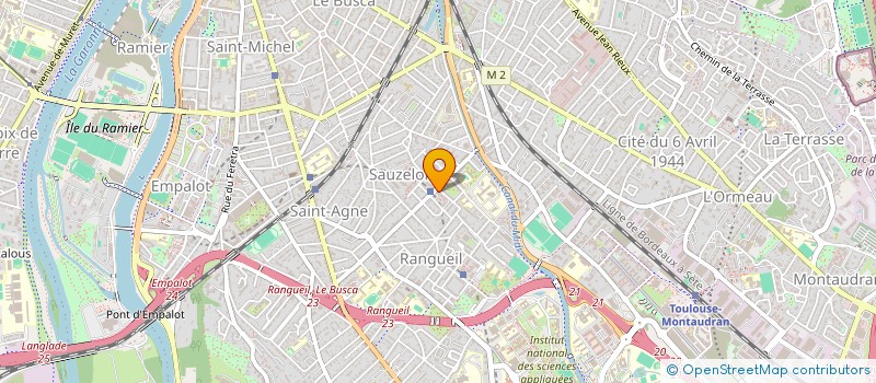 localisation de l'entreprise MADAME JUSTINE BAJARD à TOULOUSE