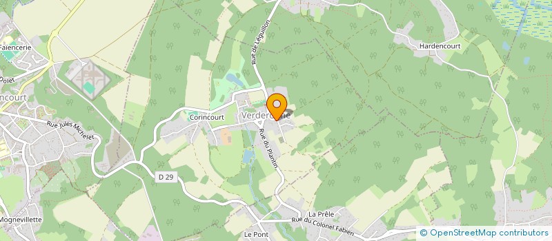 localisation de l'entreprise MADAME JUSTINE BALNY  VERDERONNE