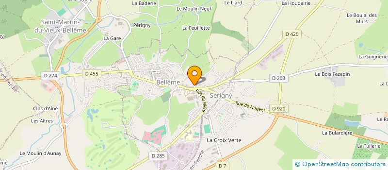 localisation de l'entreprise MADAME JUSTINE BANSARD à BELLEME