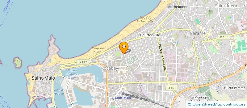 localisation de l'entreprise MADAME JUSTINE BARBIER  SAINT-MALO