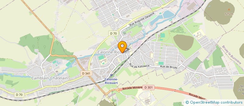 localisation de l'entreprise MADAME JUSTINE BARD à CALONNE-RICOUART
