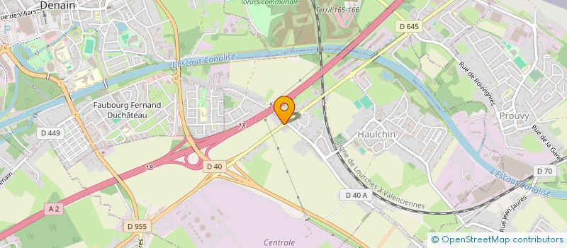 localisation de l'entreprise MADAME JUSTINE BAREGE  HAULCHIN