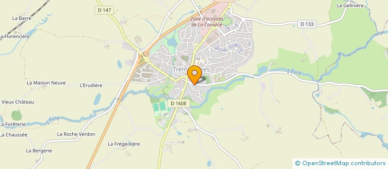 localisation de l'entreprise MADAME JUSTINE BARRIER  TREMENTINES