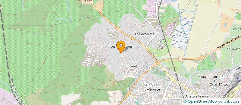 localisation de l'entreprise MADAME JUSTINE BASCOU  NARBONNE