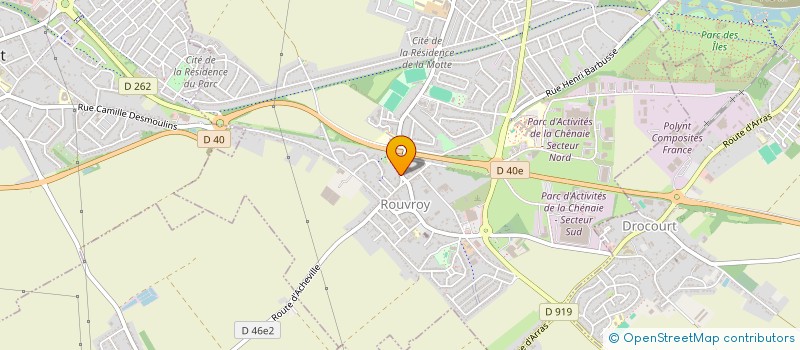 localisation de l'entreprise MADAME JUSTINE BATTEL  ROUVROY