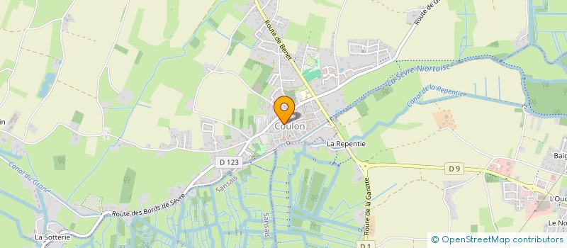 localisation de l'entreprise MADAME JUSTINE BAUDOUIN  COULON