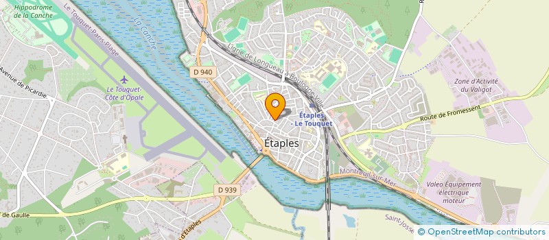 localisation de l'entreprise MADAME JUSTINE BAYART à ETAPLES