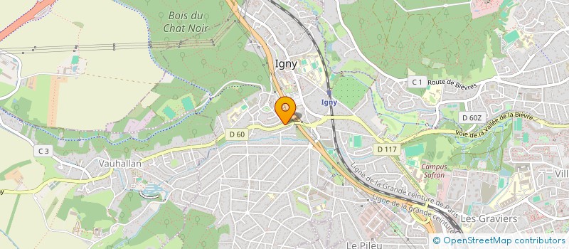 localisation de l'entreprise MADAME JUSTINE BAZIN à IGNY