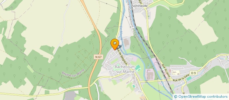 localisation de l'entreprise MADAME JUSTINE BEDET à RACHECOURT-SUR-MARNE