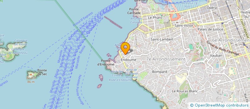localisation de l'entreprise MADAME JUSTINE BELLON  MARSEILLE
